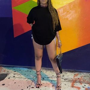 PALM ANGELS OVERSIZED T-SHIRT SIZE SMALL